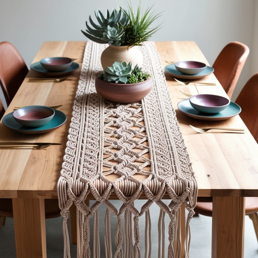 Macramé Table Runners