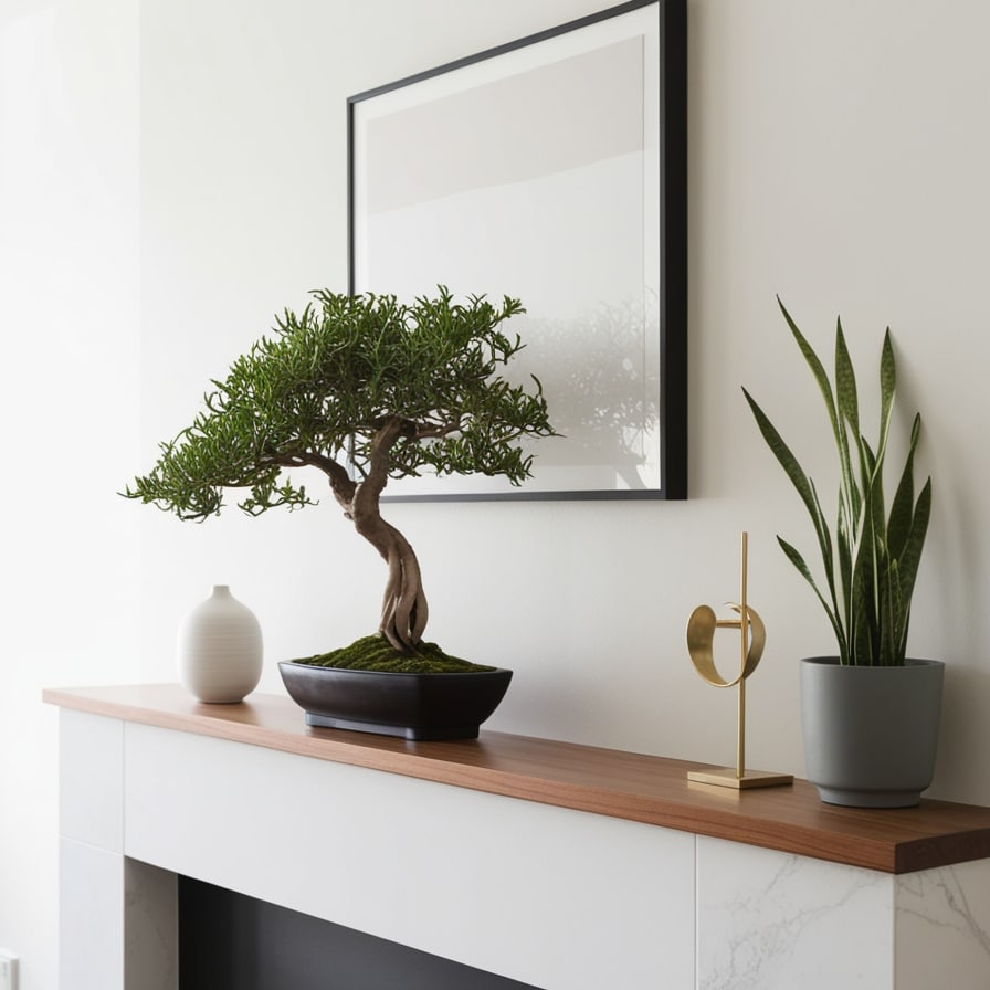 Minimalist Plant Display