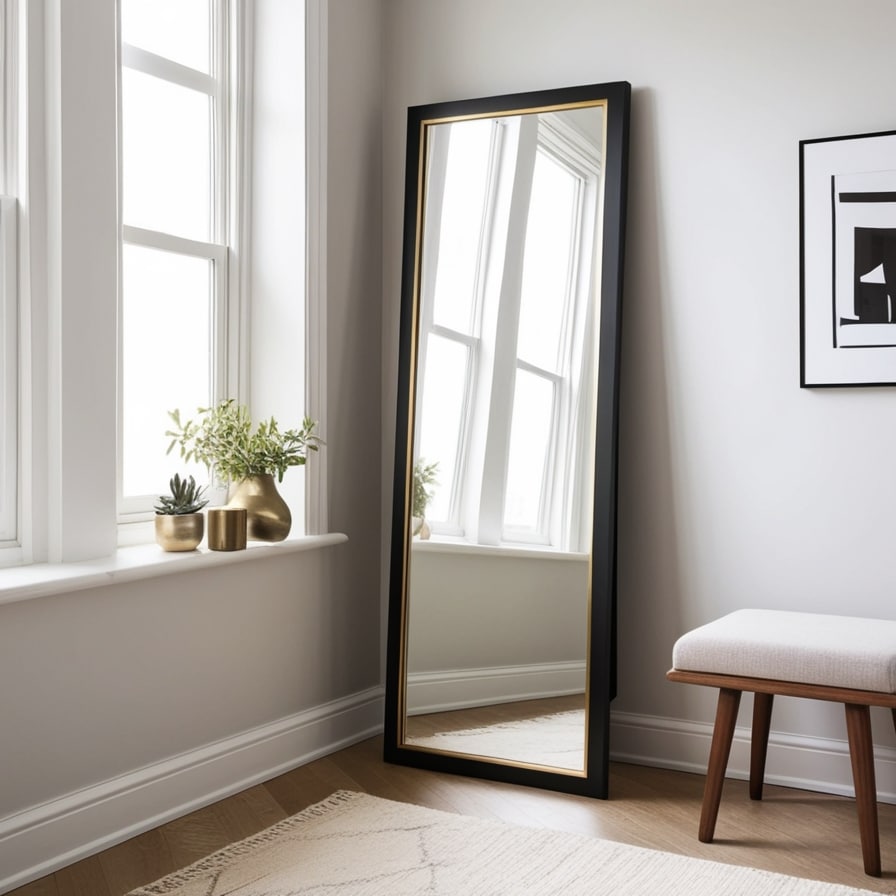 Full-Length Tall Floor Mirror