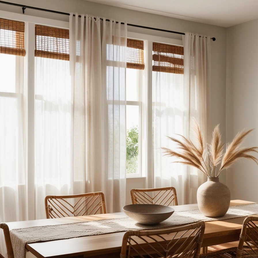 Sheer Curtains for Natural Light