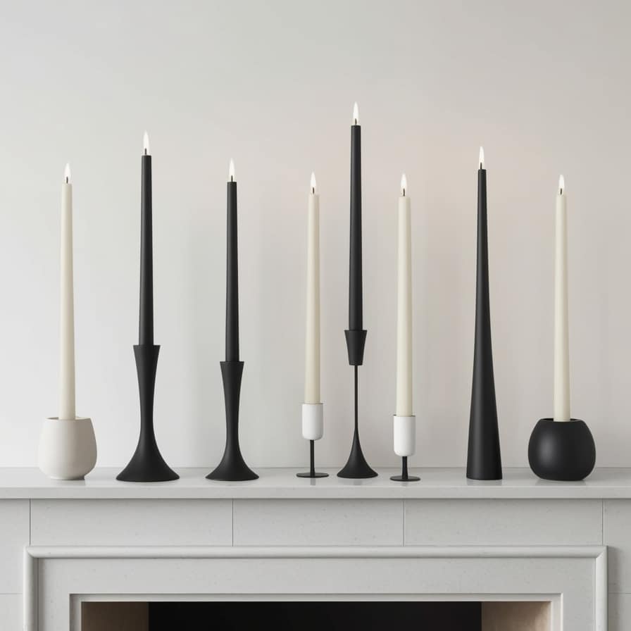 Sleek Candlestick Holders