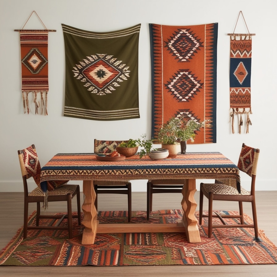 Tribal-Patterned Textiles