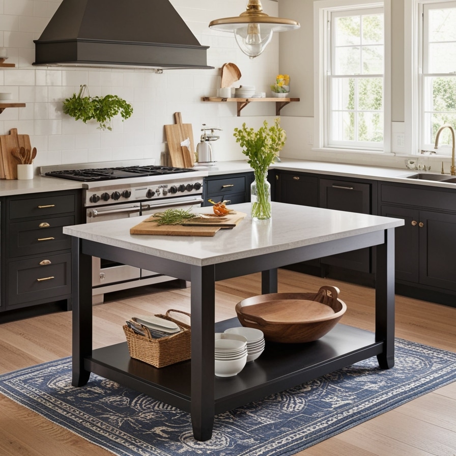 Use a Table as a Kitchen Island Alternative