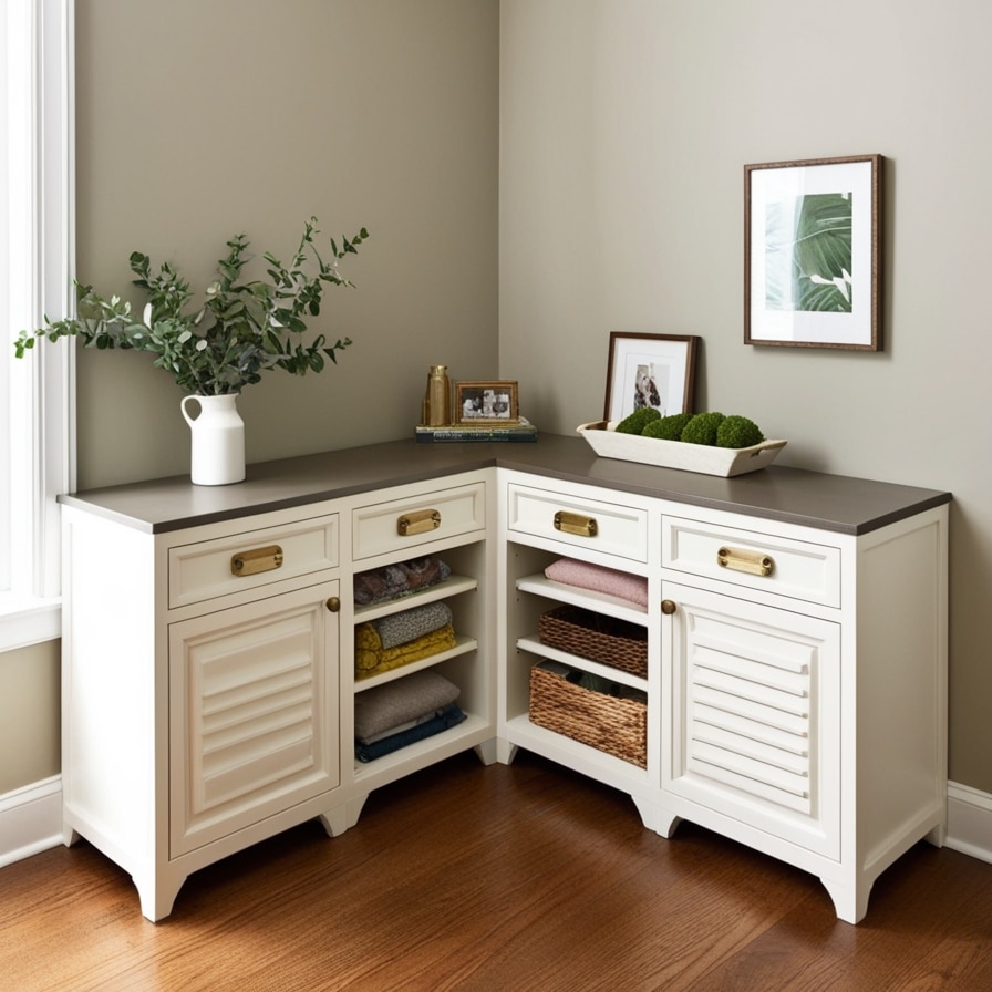 Utilize Corner Drawers and Cabinets