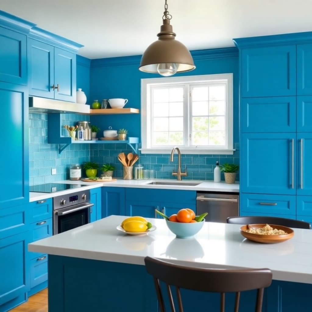 The Beauty of Blue, blue kitchen ideas