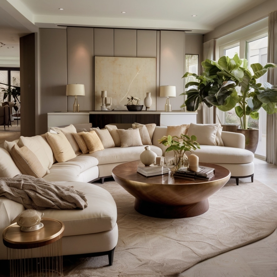 Emphasize Open Spaces, big living room