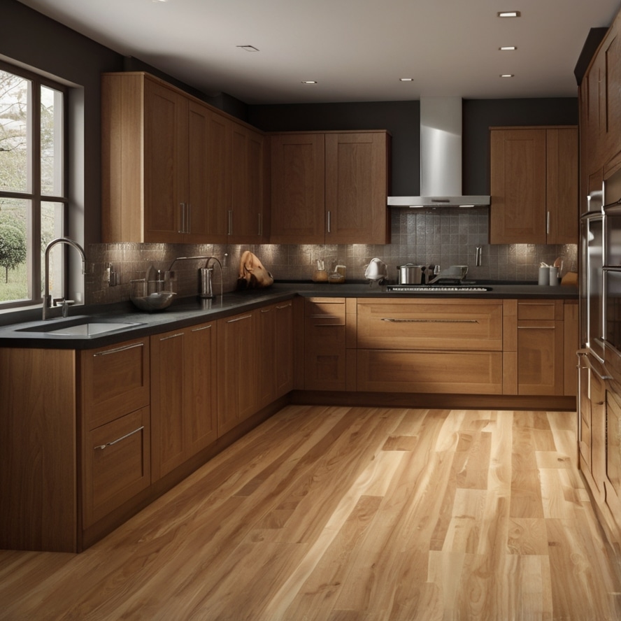 Incorporating Different Wood Types in wood kitchen