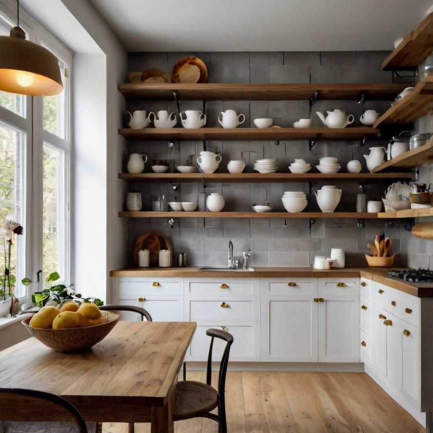 Embrace Open Shelving kitchen interior