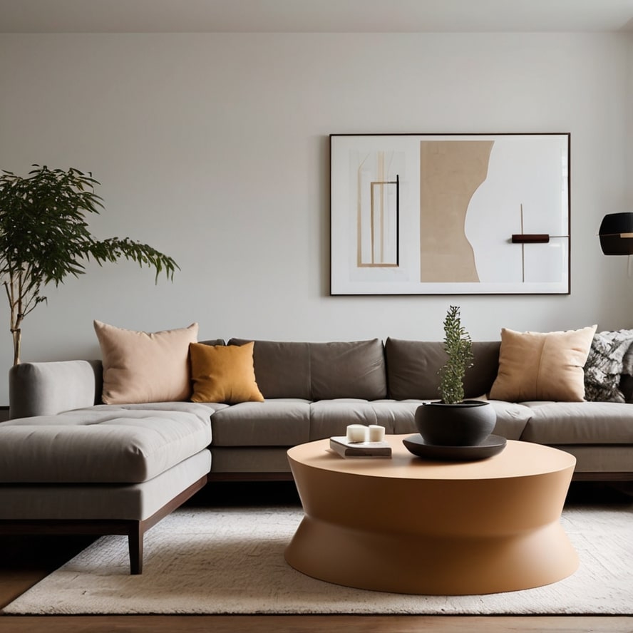 Minimalist Furniture, contemporary living room