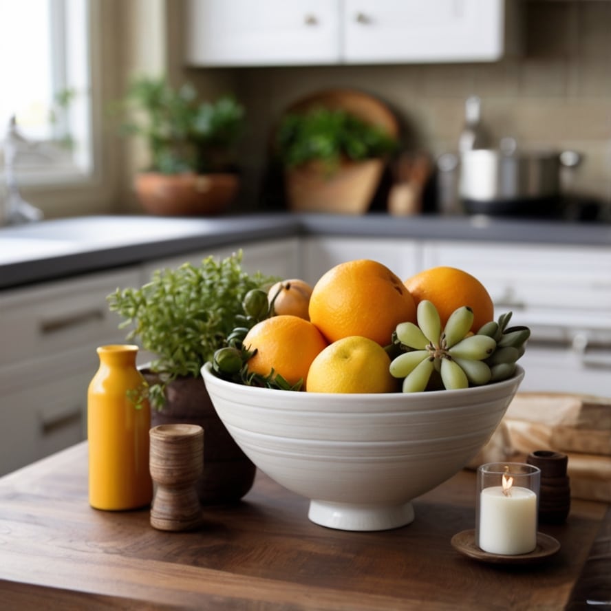 Include Decorative Bowls or Vases