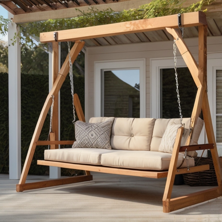 13. A-Frame Stand Swing for Renters