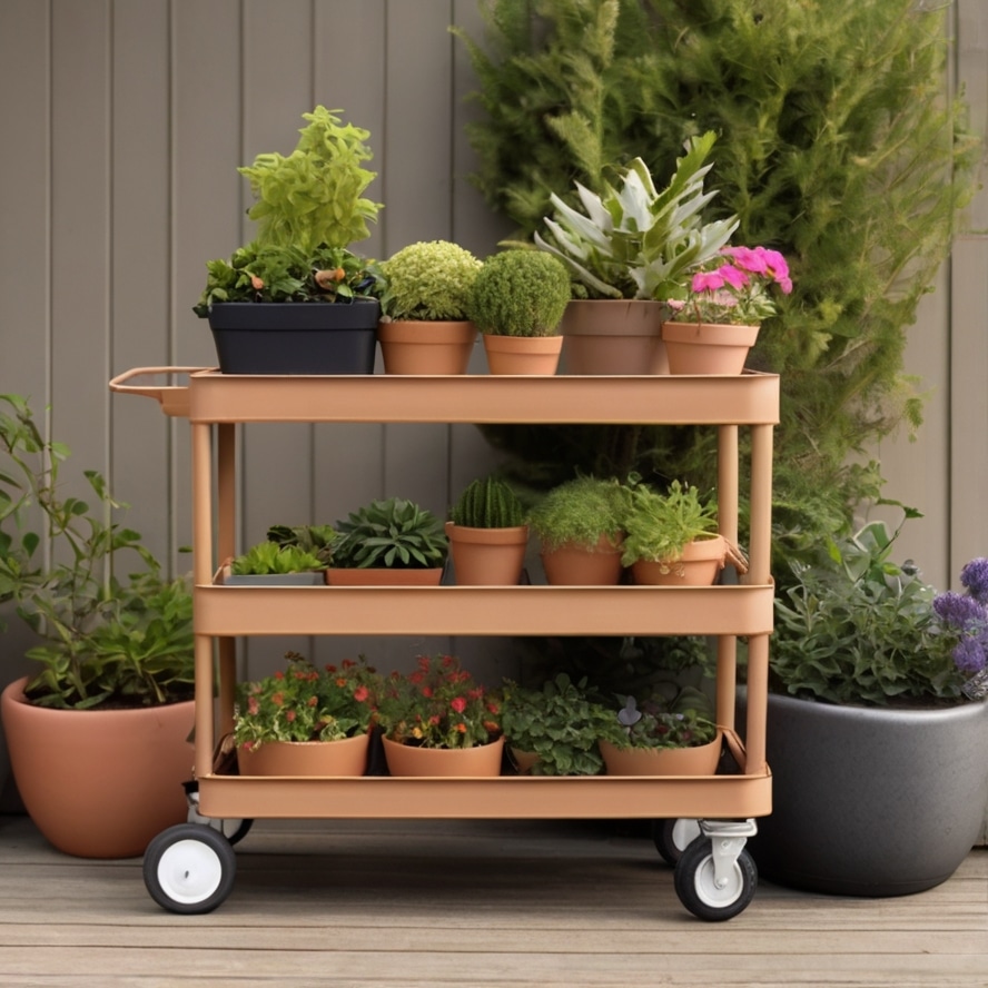 13. Rolling Garden Carts