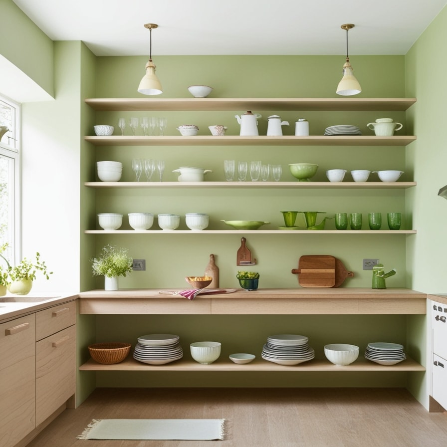 Open Shelving for Breathability
