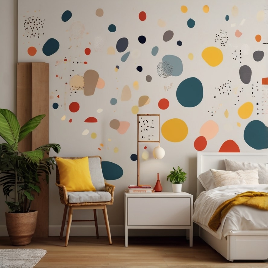 15. Bold Abstract Wall Decals