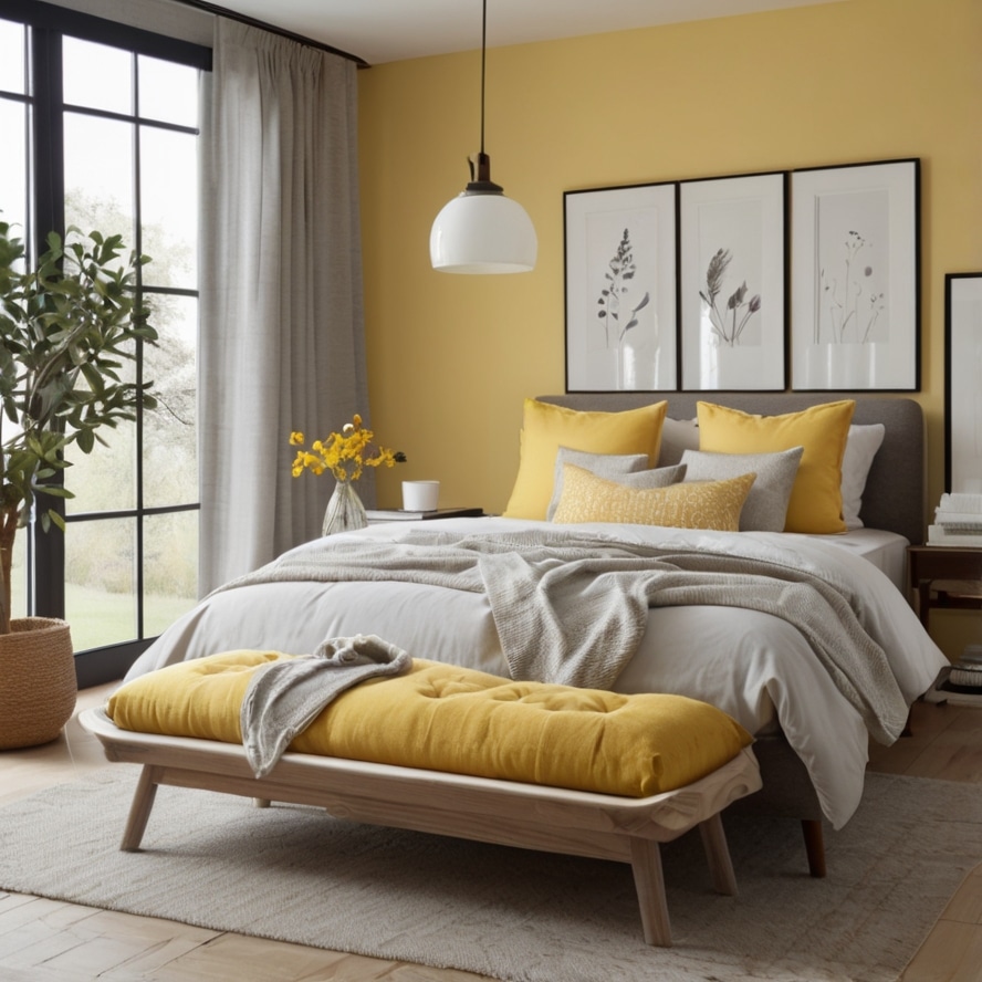 16. Sky Gray & Pale Yellow