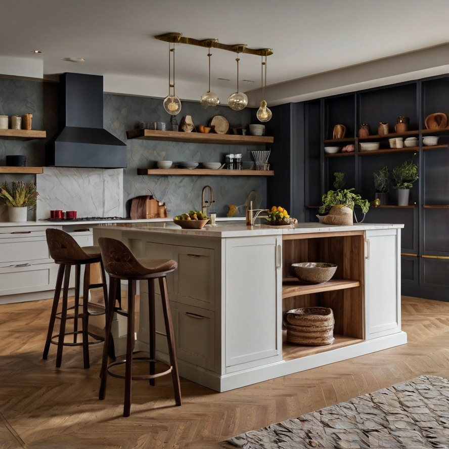 Incorporate Large Kitchen Islands