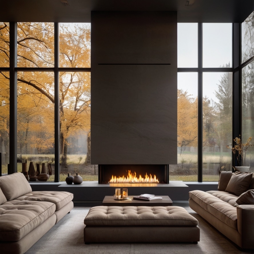 Sleek Fireplaces