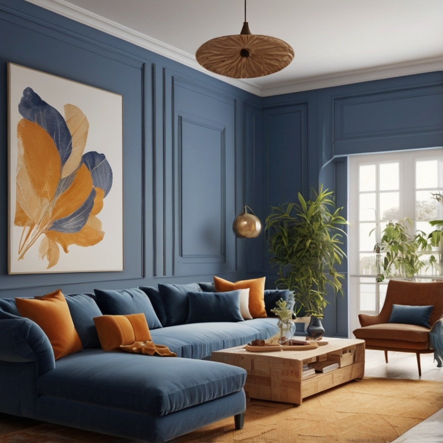 Whimsical Blue Decor