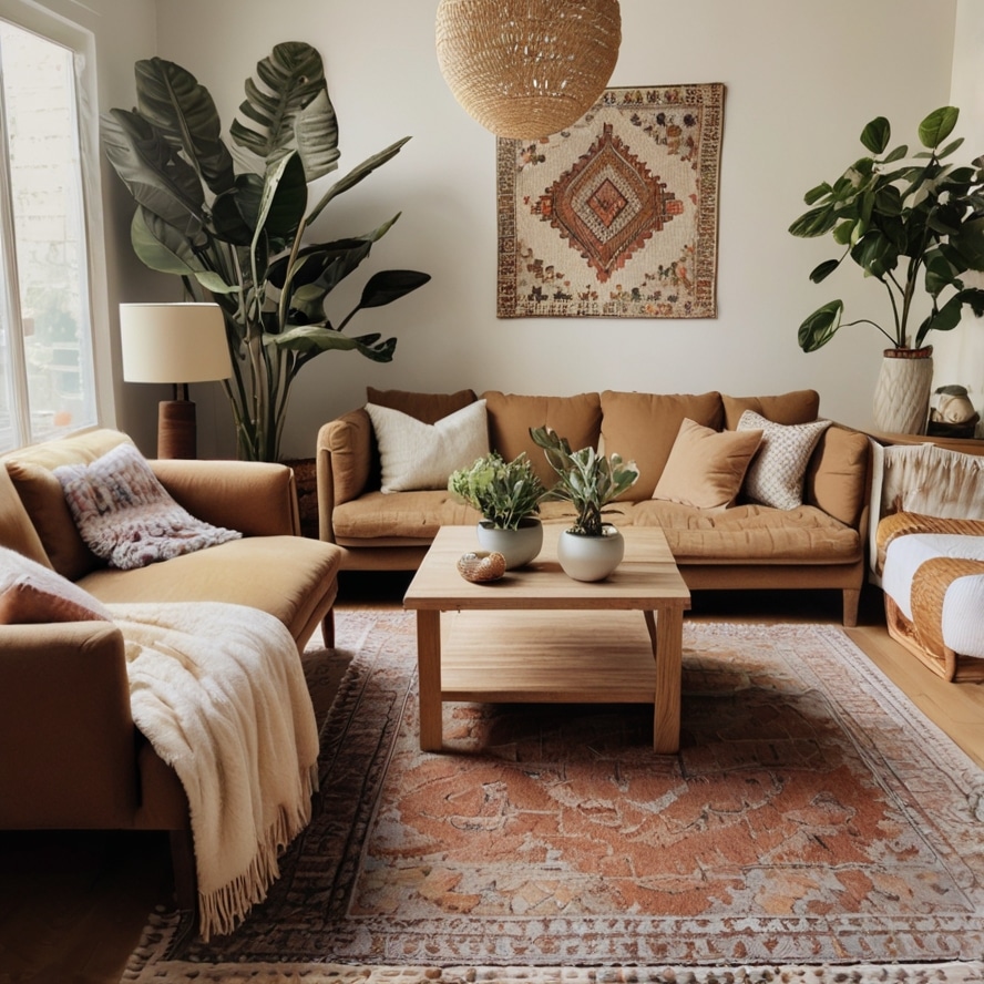 Layering Rugs for Depth