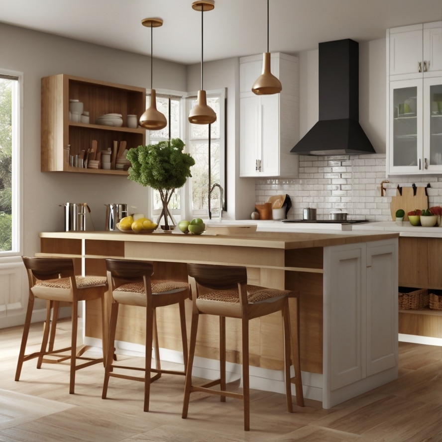 Versatile Kitchen Islands, combo kitchen dining room