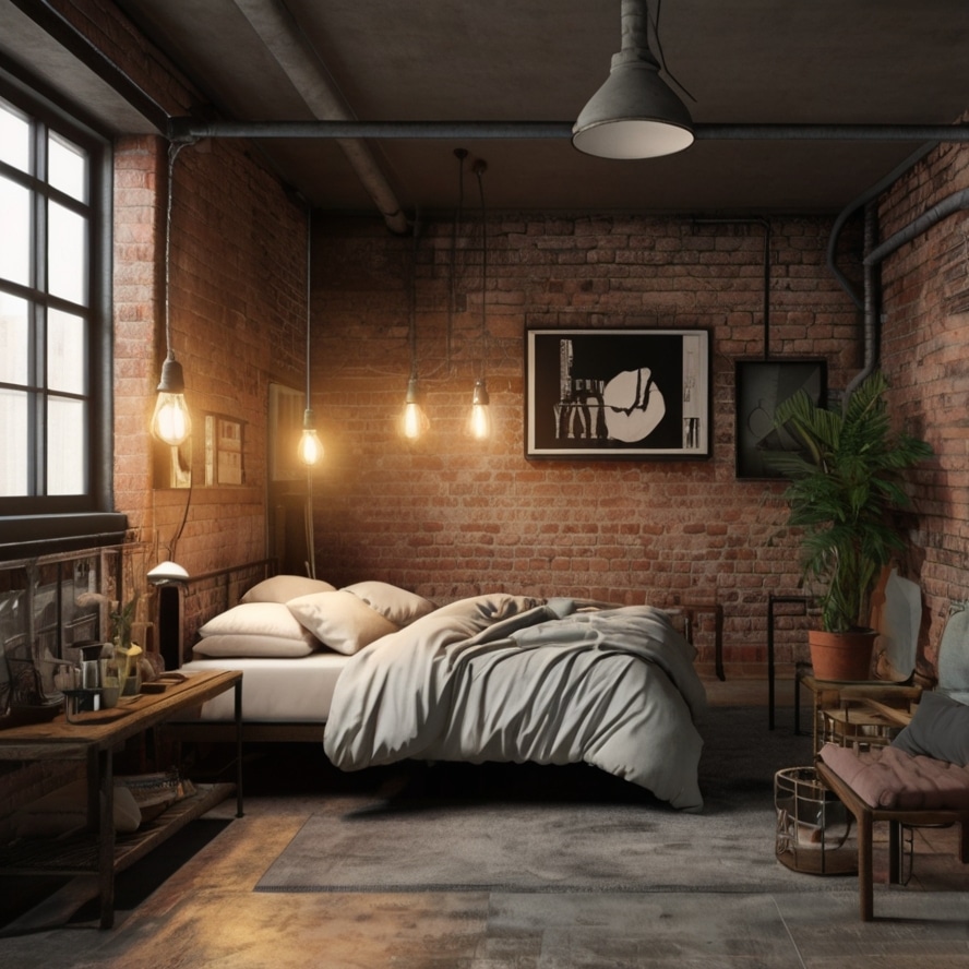 21. Artistic Industrial Loft