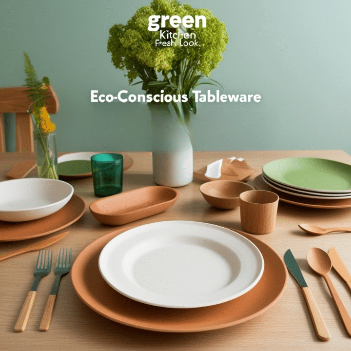 Eco-Conscious Tableware, Green kitchen ideas