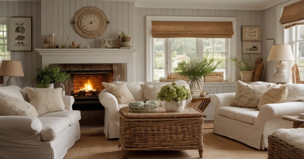 22 Charming Cottage Living Room Inspirations