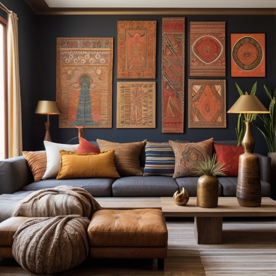 Statement Wall with Art