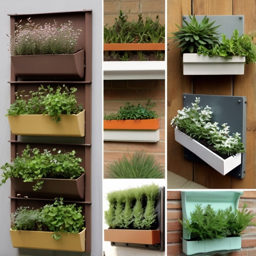 4. Wall-Mounted Planters