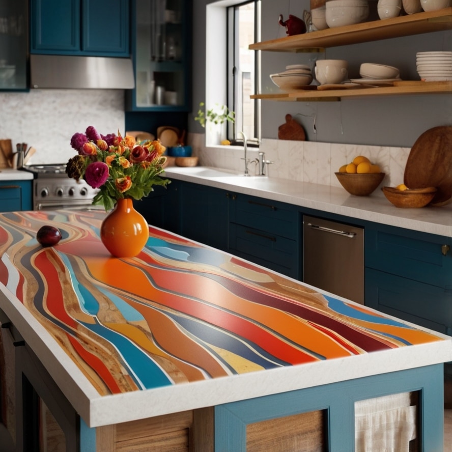 Colorful Laminate Surfaces