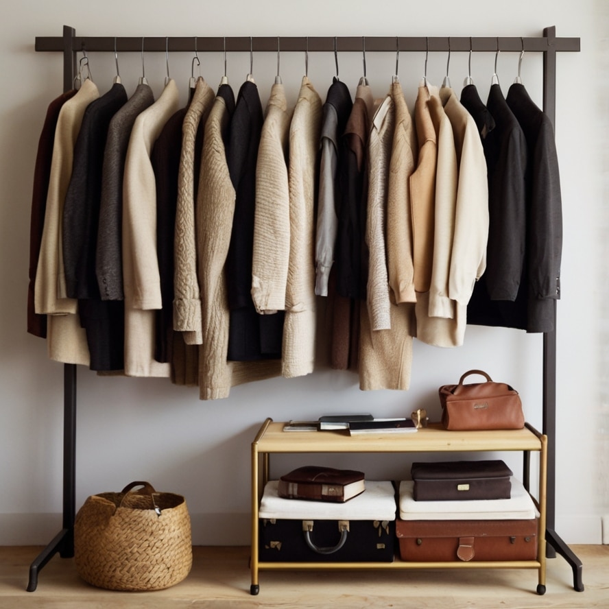 5. Use a Clothing Rack
