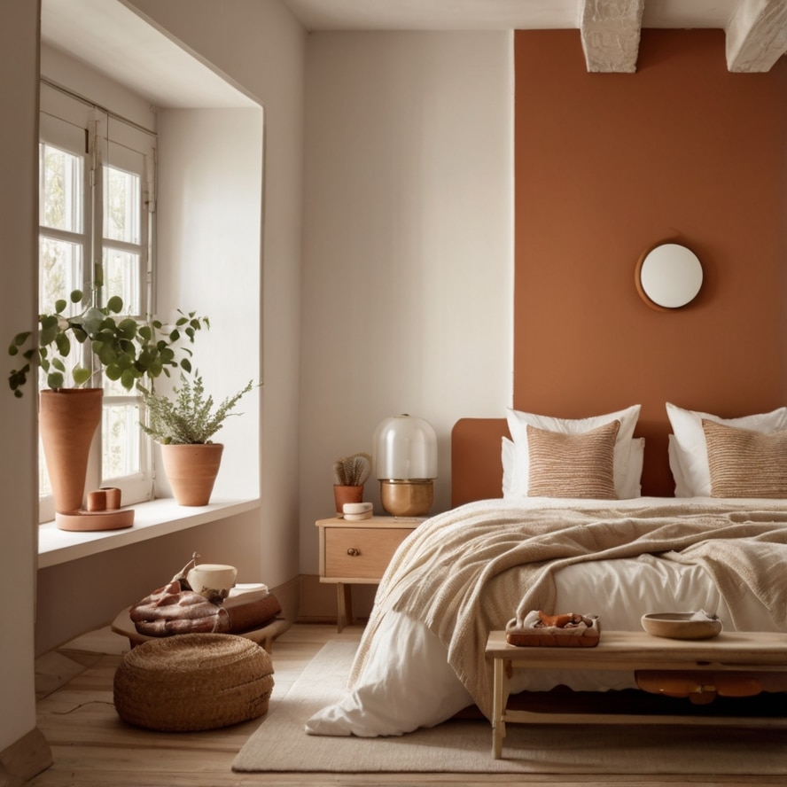 5. Terracotta & Off-White