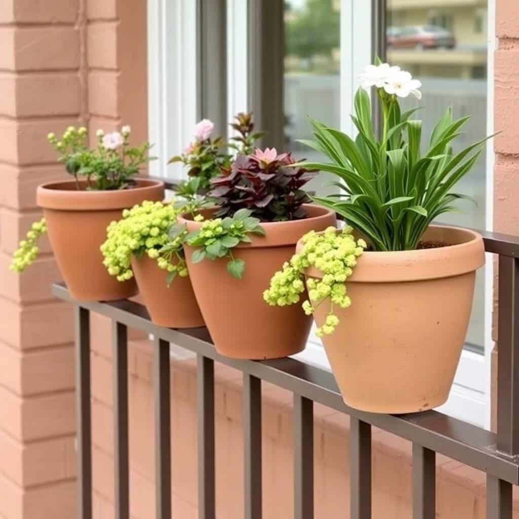 5. Balcony Rail Planters
