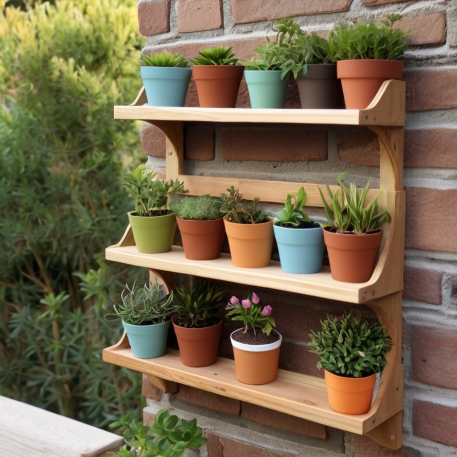 6. Fold-Down Gardening Tables