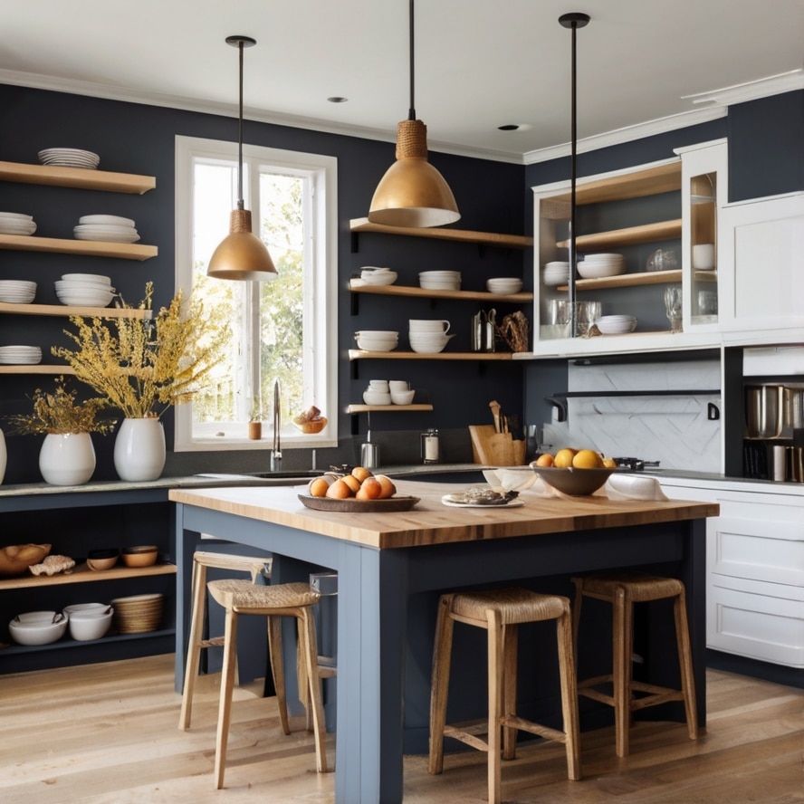 Utilize Open Shelving