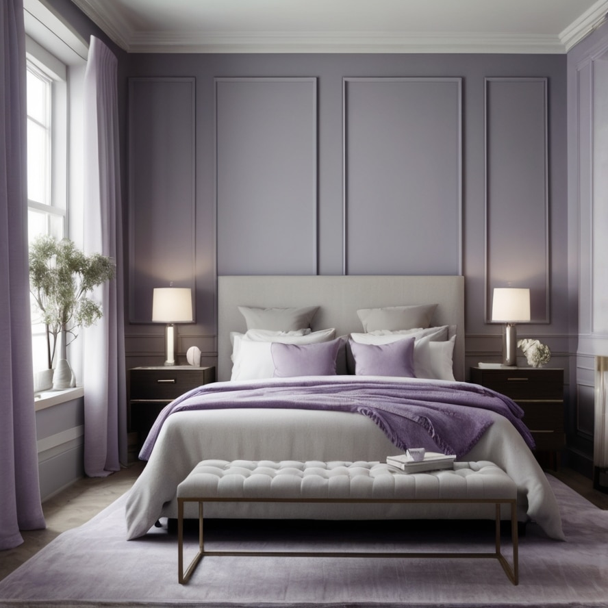 8. Lavender & Pale Gray