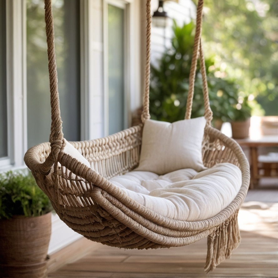 8. Rope Hammock Swing