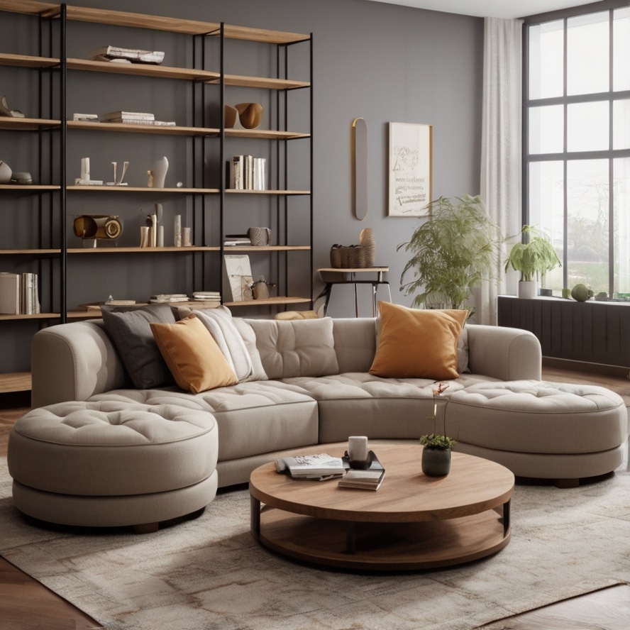 Layered Rugs for Depth