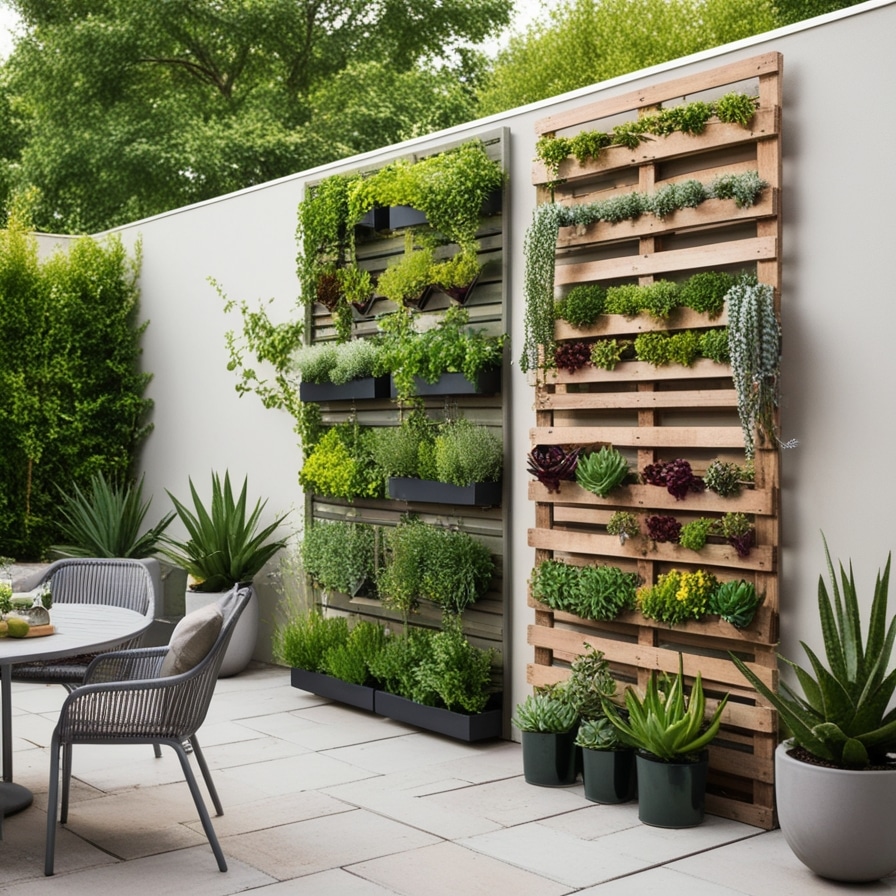 1. Vertical Garden Walls