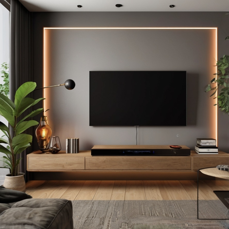 11. Floating Media Console
