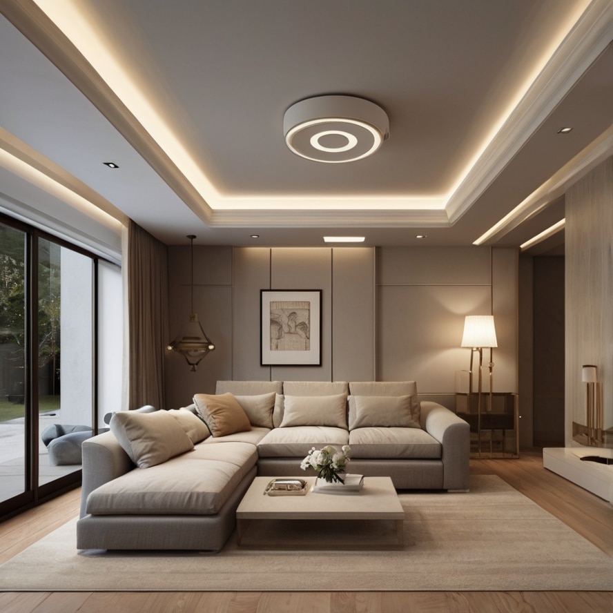 4. Tray Ceilings: Subtle Elevation