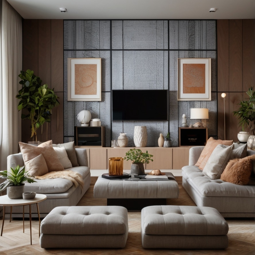 6. Acoustic Wall Panels Disguised as Art