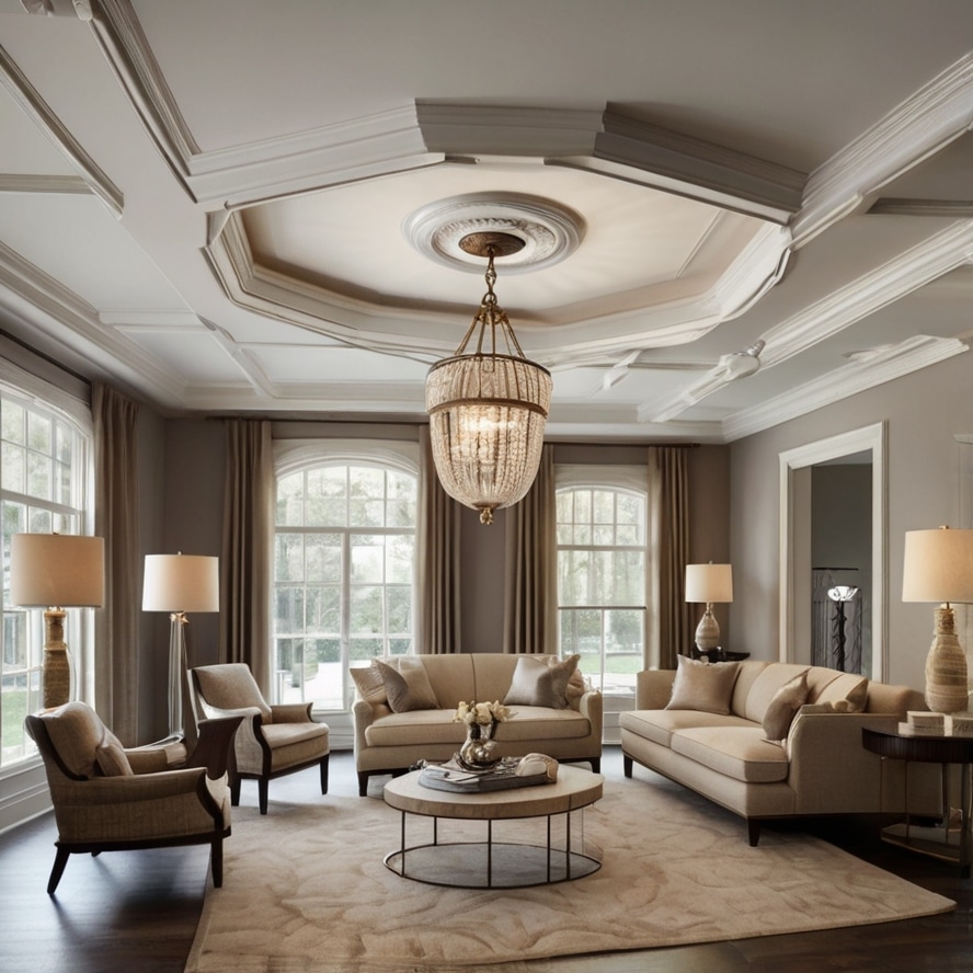 7. Medallions and Molding: Classical Elegance