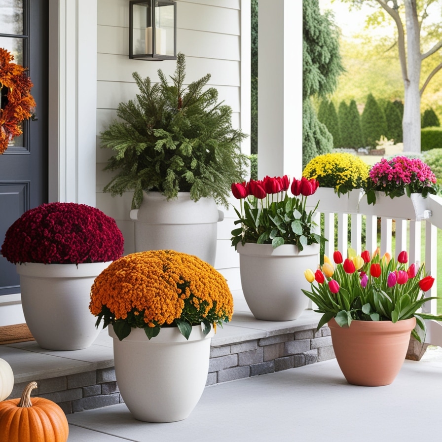15. Seasonal Swap-Out Planters