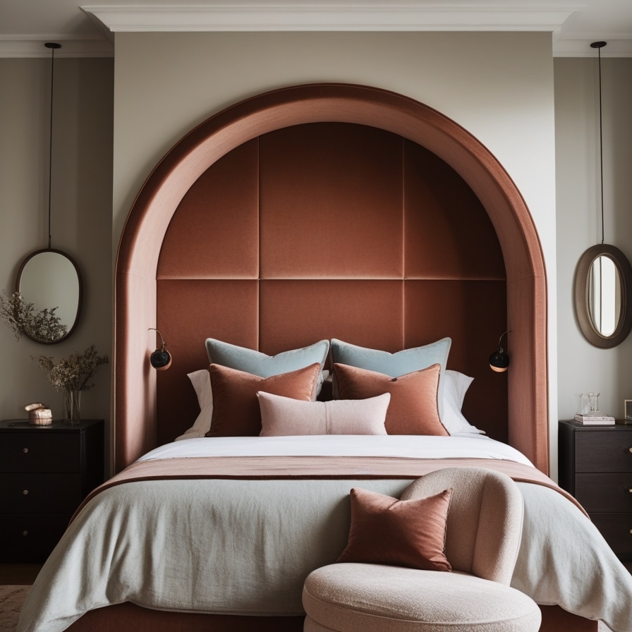 4. Arched Headboards