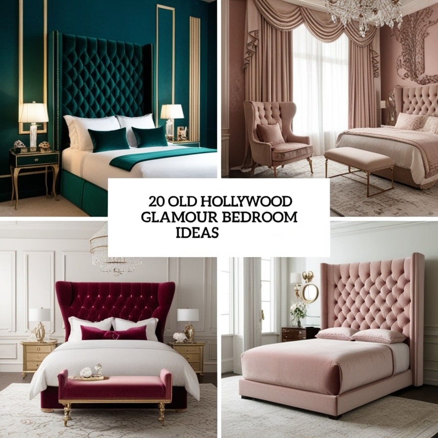 Velvet Upholstery and Tufted Headboards