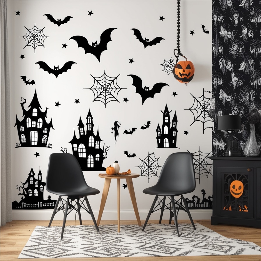 Spooky Wall Decals and Removable Wallpaper