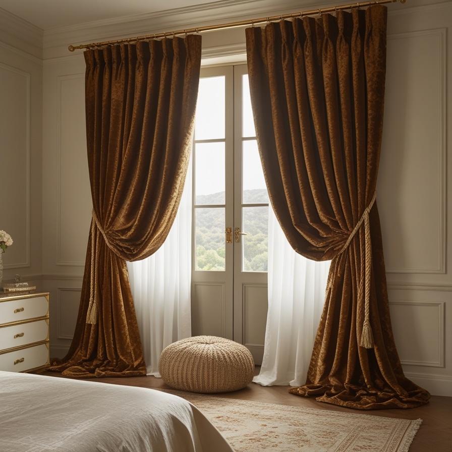 Floor-to-Ceiling Heavy Drapery & Brocade Curtains