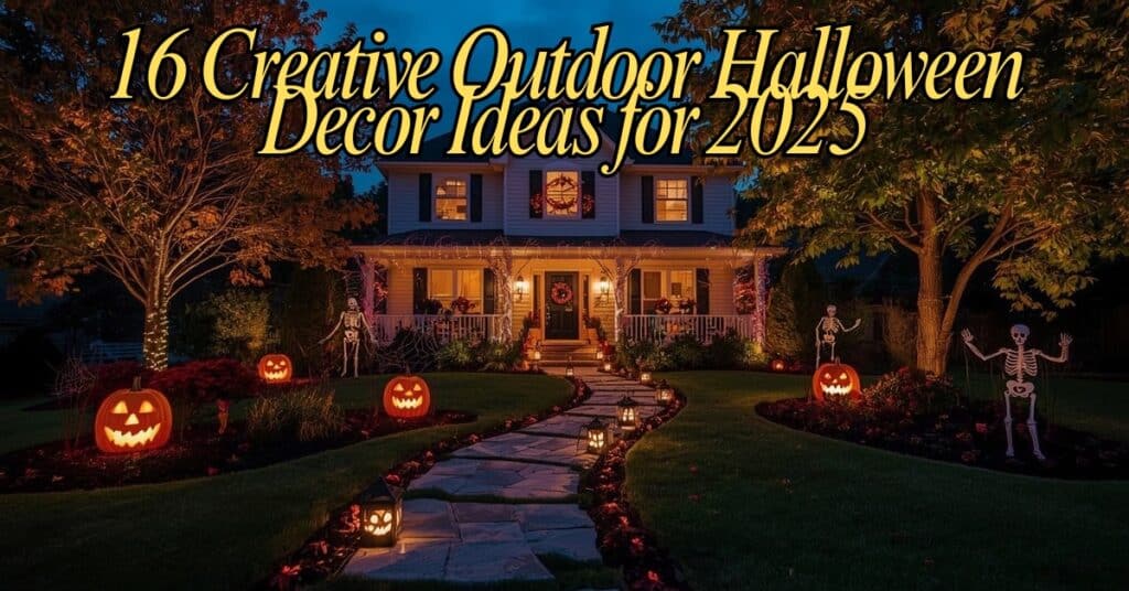 16 Creative Outdoor Halloween Decor Ideas for 2025