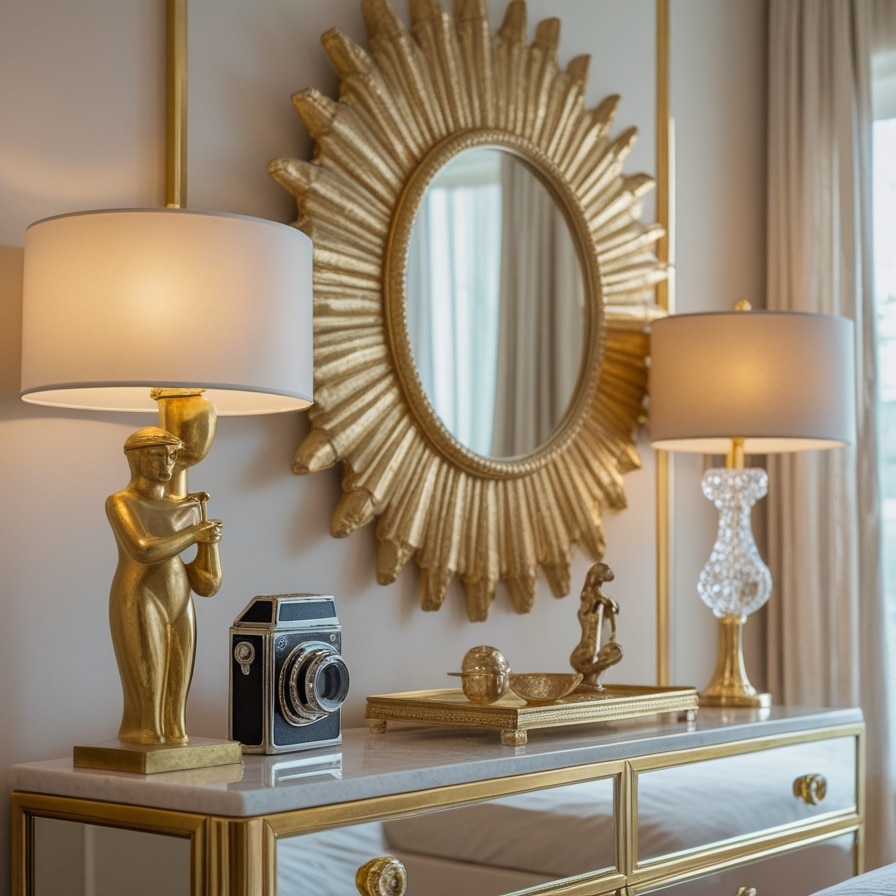 Sculptural Decor & Metallic Accent Pieces